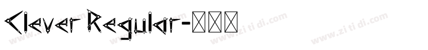 Clever Regular字体转换